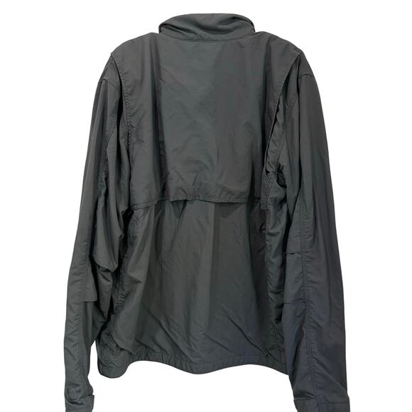 Carhartt Full Swing Rain Defender Jacket Gray Workwear Size Large Tall - Picture 2 of 7